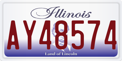 IL license plate AY48574