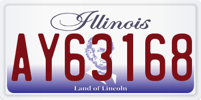 IL license plate AY63168