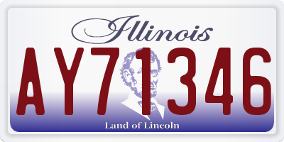 IL license plate AY71346