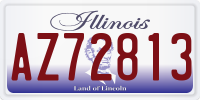 IL license plate AZ72813