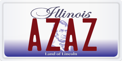 IL license plate AZAZ