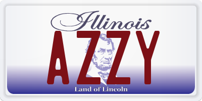 IL license plate AZZY