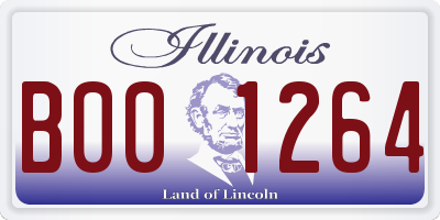 IL license plate B001264