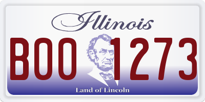 IL license plate B001273