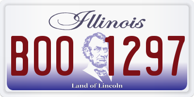 IL license plate B001297