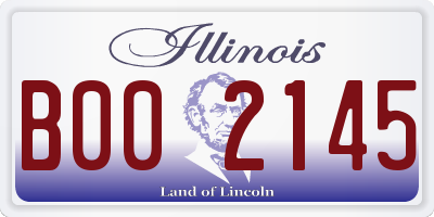 IL license plate B002145