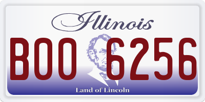 IL license plate B006256