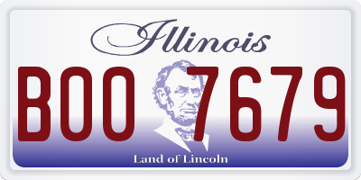 IL license plate B007679