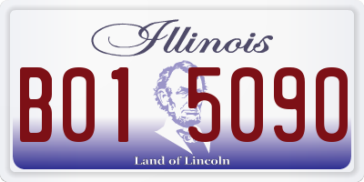 IL license plate B015090