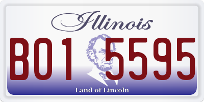 IL license plate B015595