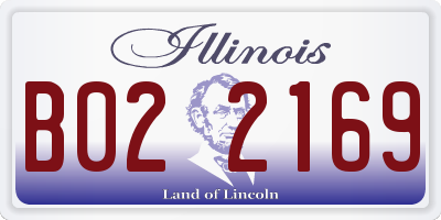 IL license plate B022169