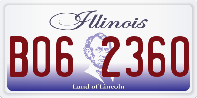 IL license plate B062360