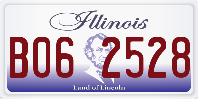 IL license plate B062528