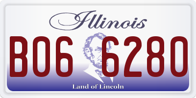 IL license plate B066280