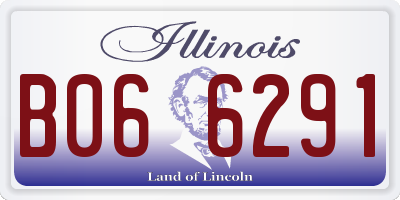IL license plate B066291