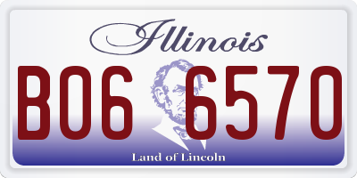 IL license plate B066570