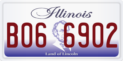 IL license plate B066902