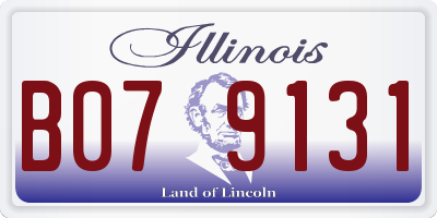 IL license plate B079131