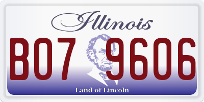 IL license plate B079606