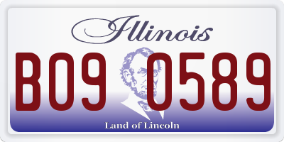 IL license plate B090589