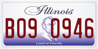 IL license plate B090946