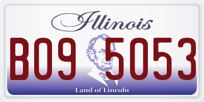 IL license plate B095053
