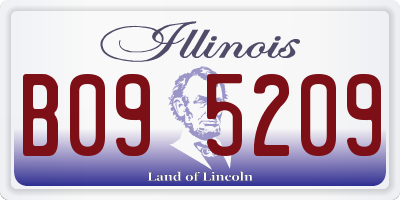 IL license plate B095209