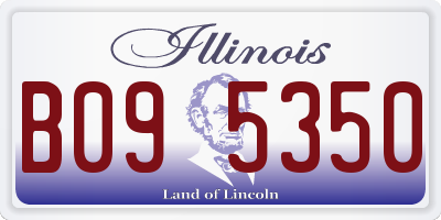 IL license plate B095350
