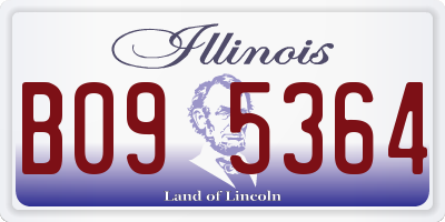 IL license plate B095364