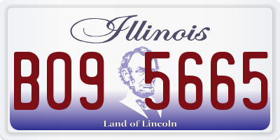 IL license plate B095665
