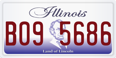 IL license plate B095686