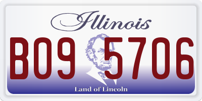 IL license plate B095706