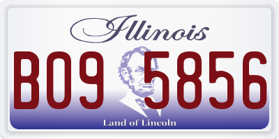 IL license plate B095856