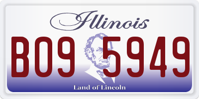 IL license plate B095949
