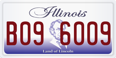 IL license plate B096009