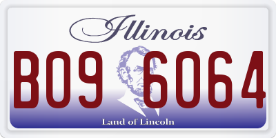 IL license plate B096064