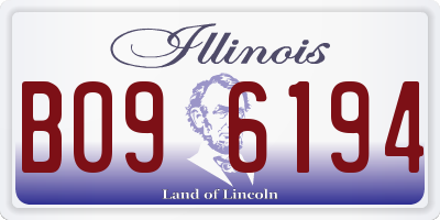IL license plate B096194