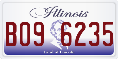 IL license plate B096235
