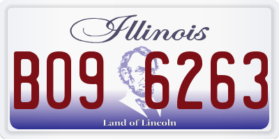 IL license plate B096263