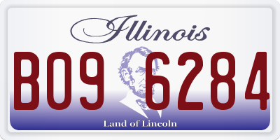 IL license plate B096284