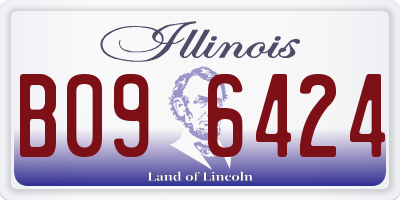 IL license plate B096424