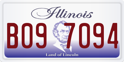 IL license plate B097094