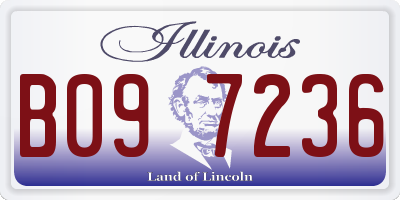 IL license plate B097236