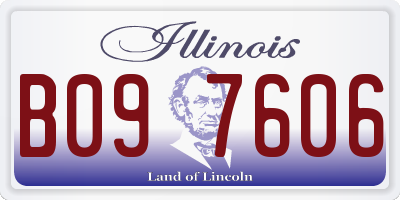 IL license plate B097606