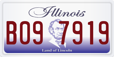 IL license plate B097919