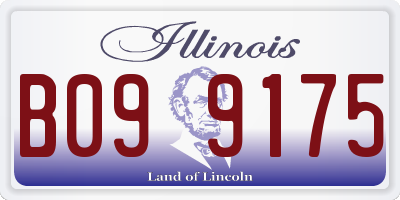 IL license plate B099175