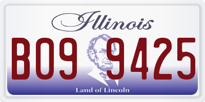 IL license plate B099425