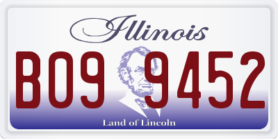 IL license plate B099452