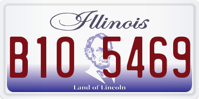 IL license plate B105469