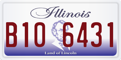 IL license plate B106431